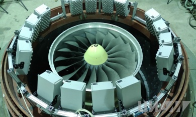 В ЦИАМ успешно проведены испытания вентилятора двигателя ПД-14 на птицестойкость